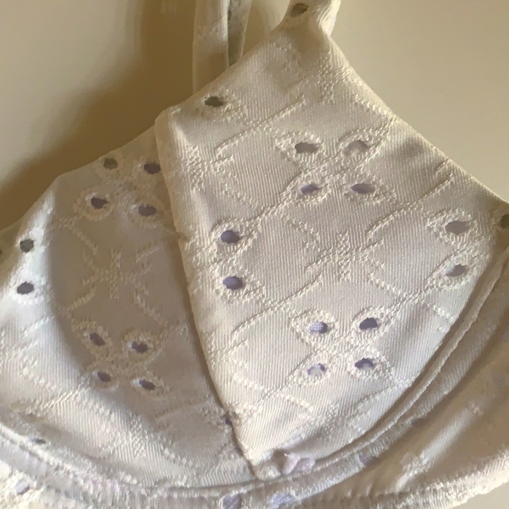 White Pattern Bikini Set - image 2